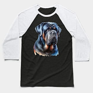 Neapolitan Mastiff Watercolor - Beautiful Dog Baseball T-Shirt